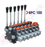 product 100 литра Секционен контролен клапан, 6PC100 , шест намотки , G 3/4" , отворена централна намотка thumb