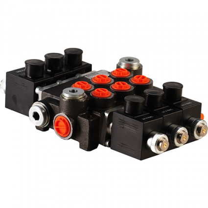 product 50 литра Магнитно управляван контролен клапан , 3Z50 , 3 макари , G 3/8" , open center макара , 12 V image thumb