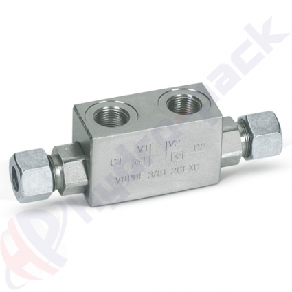 product Double pilot operated check valve, VBPDE 2 CEXC , 30 L/min, G 3/8" , VBPDE 3/8 L 2 CEXC V0110 image thumb