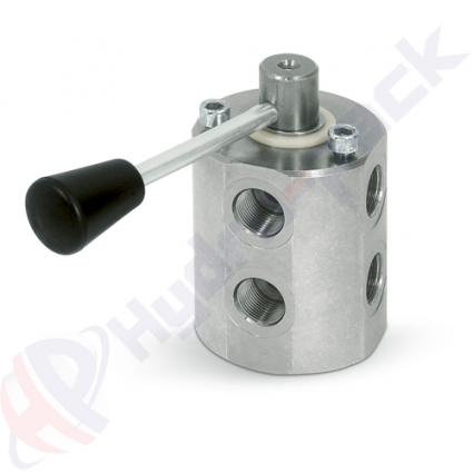 product 6 way hydraulic diverter valve, DF 6A , 40 L/min, G 3/8" , closed center image thumb